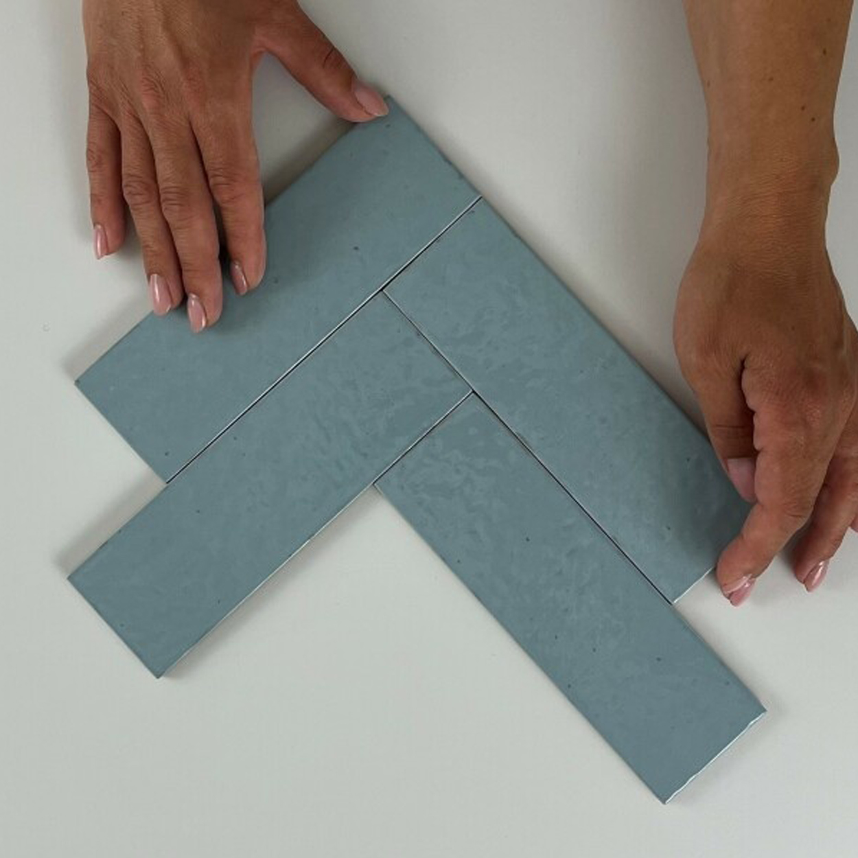 Equipe Ceramicas Kalma Powder Blue glans 6x18.6cm